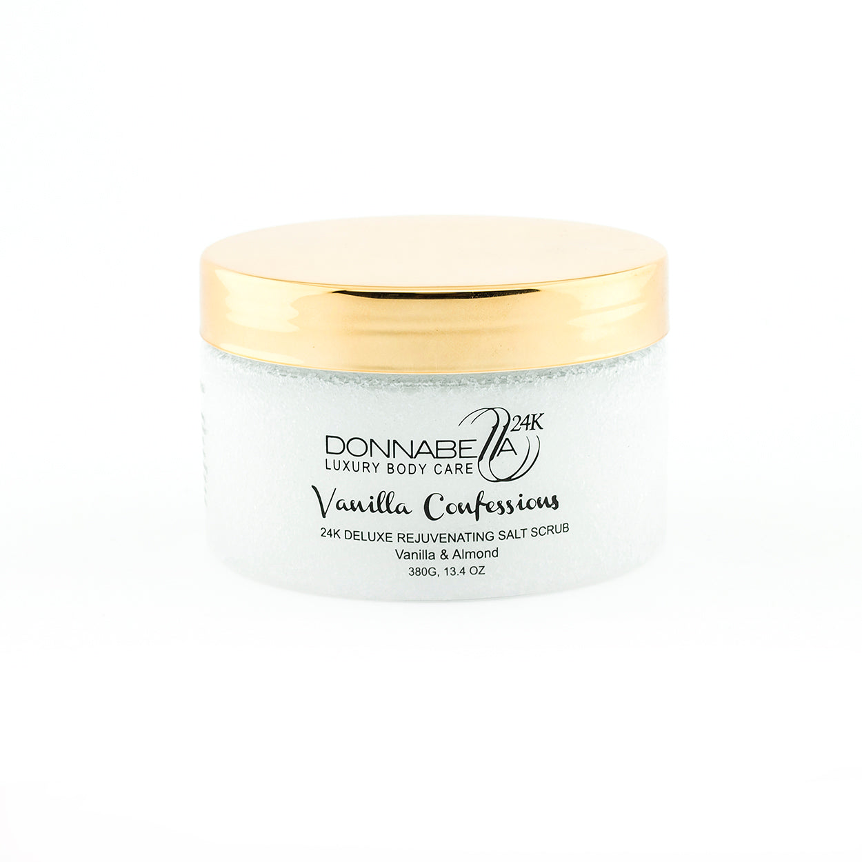 Vanilla Confessions-24K Deluxe Rejuvenating Salt Scrub-Vanilla & Almond